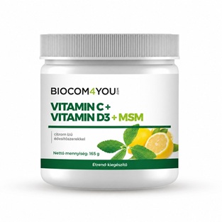 Vitamin C+D3+MSM Drink Powder